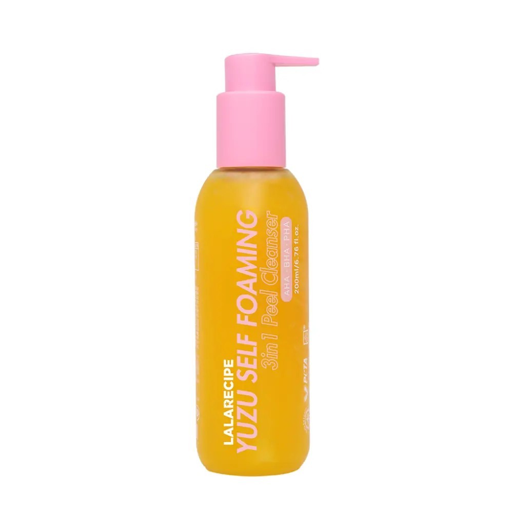K BEAUTY COSMETICS Cosmétiques coréens lalarecipe Yuzu Self Foaming 3in1 Peel Cleanser soins du visage layering coréen K BEAUTY COSMETICS Cosmétiques coréens lalarecipe Yuzu Self Foaming 3in1 Peel Cleanser soins du visage layering coréen